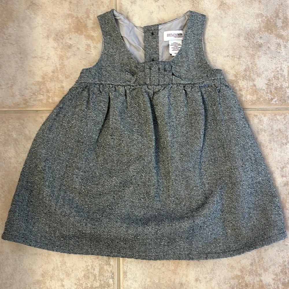 Toddler Girl’s Black & White Genuine Kids from Oshkosh Dress